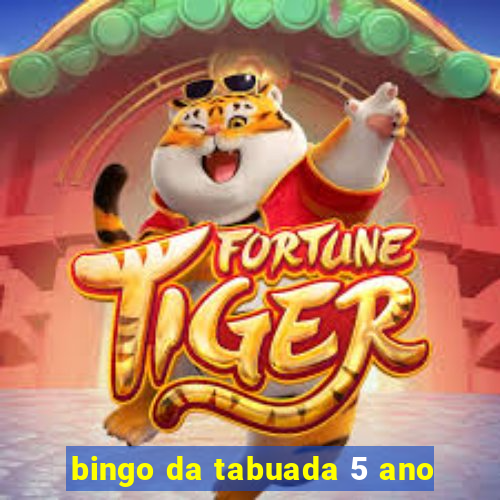 bingo da tabuada 5 ano